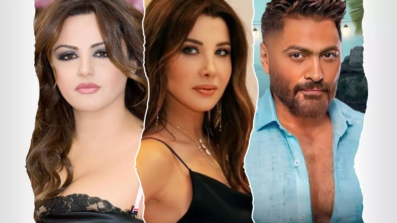 إيميلات الفنانين والفنانات المصريات واللبنانيات